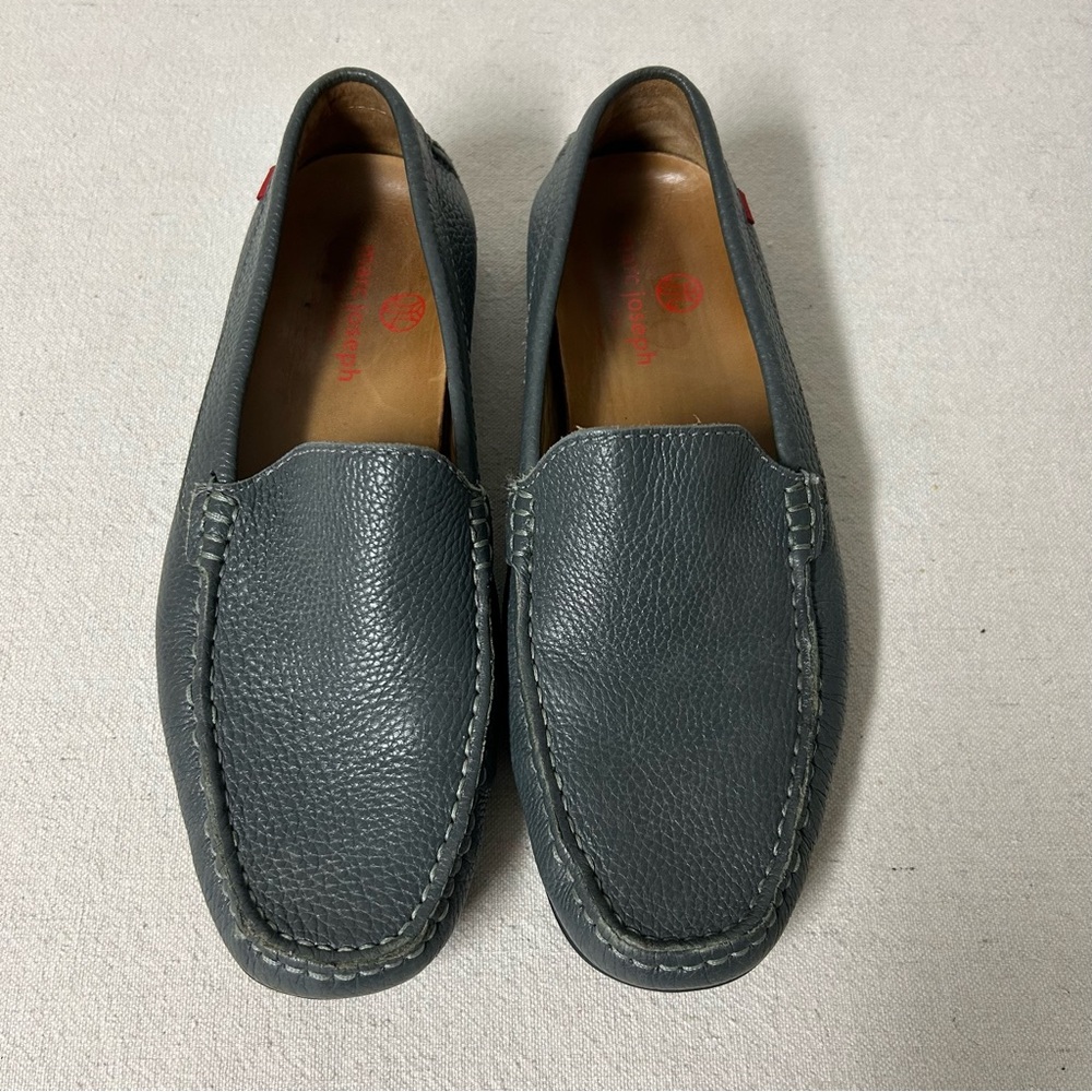 Marc Joseph Broadway Driver Loafers Mens 9 Gray